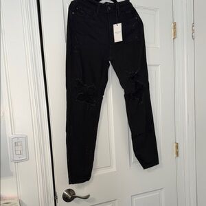 Judy Blue Black Boyfriend Jeans